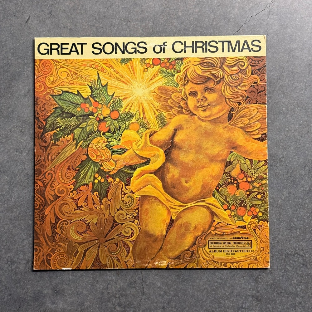 Great Songs of Christmas Album Eight Stereo Vinyl LP Goodyear Columbia CSS 888